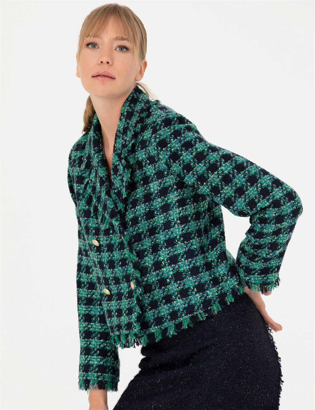 Petrol T_vit Crop Ceket - Pierre cardin фото 2