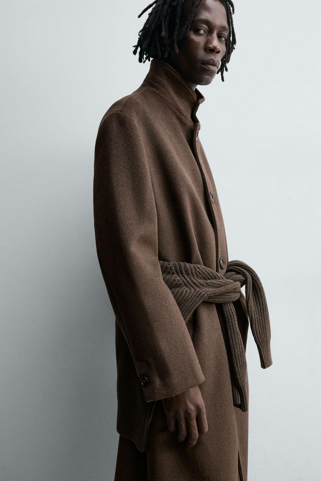 TEXTURED WOOL COAT