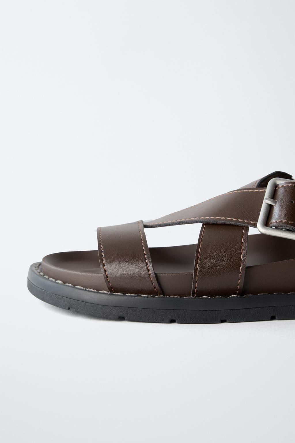 SANDALS WITH BUCKLES - Zara фото 5