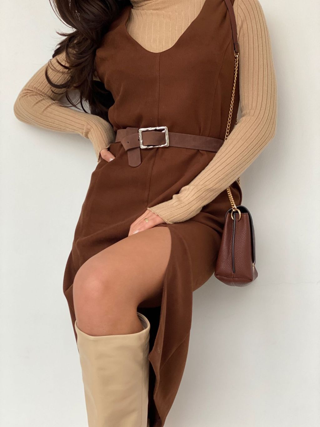 Сарафан базовый с разрезом - Martichelli фото 8