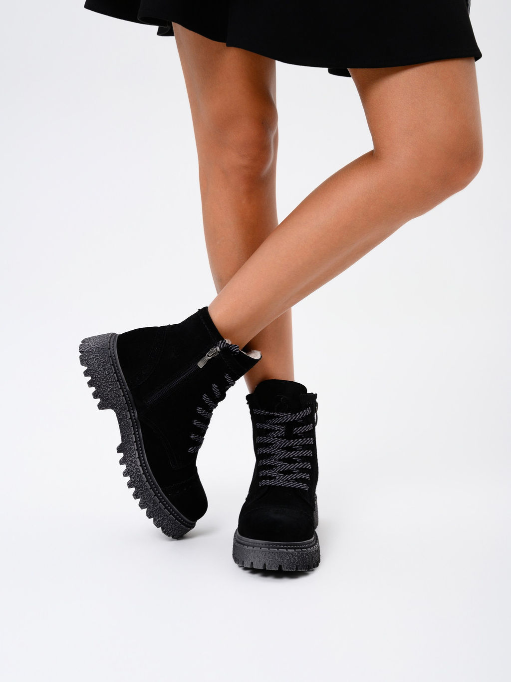 Ботинки EDART 319.22511 gr. Черный замша/шерсть - Ed'art фото 12