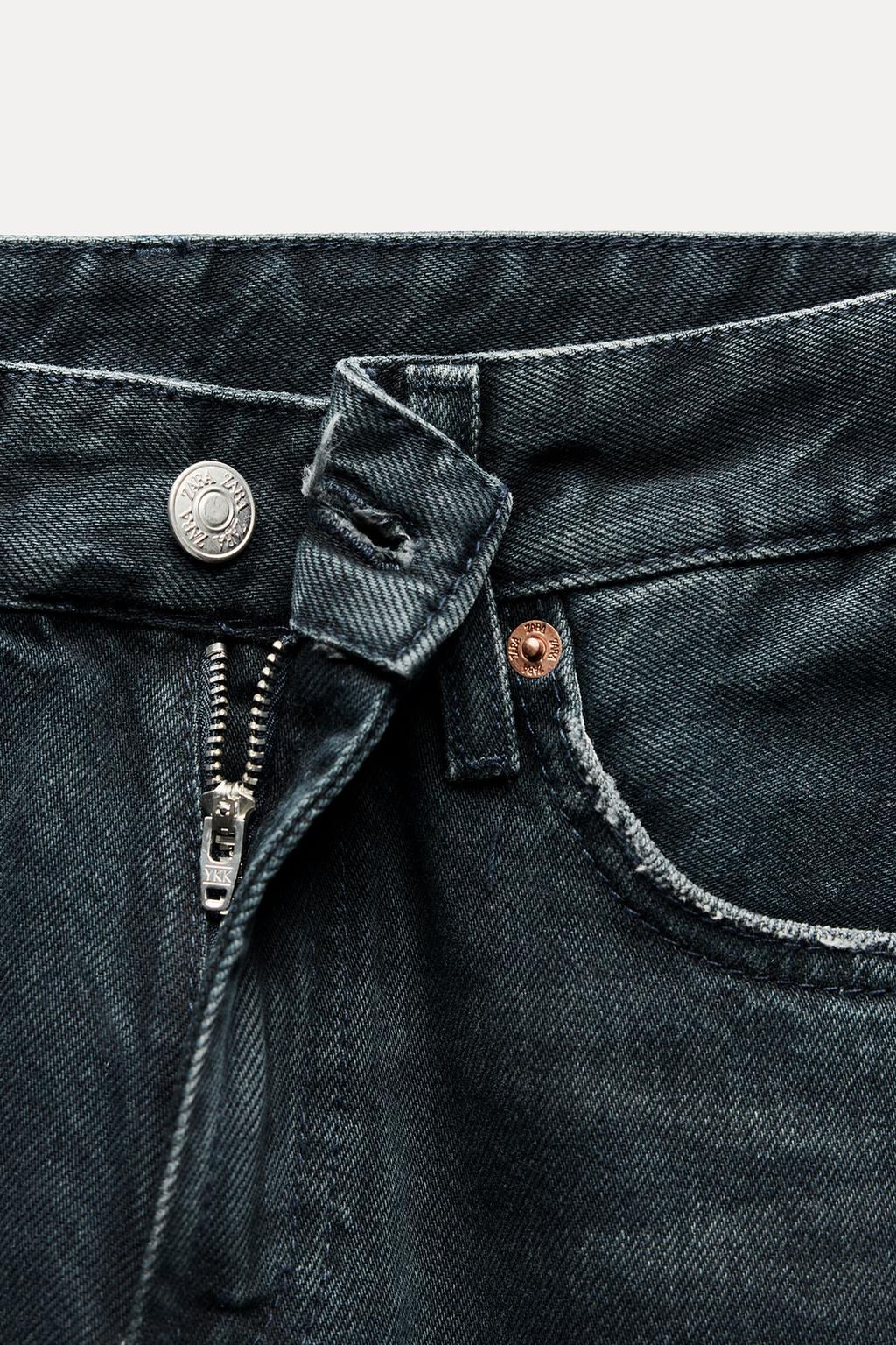 TRF WIDE-LEG MID-WAIST JEANS - Zara фото 16