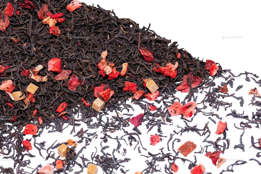 Черный "Земляника со сливками" . Черный Ароматизированный