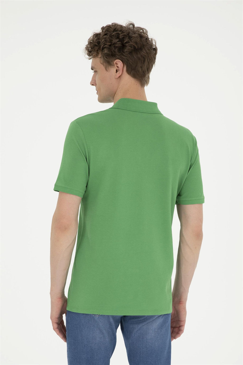 Мужская зеленая базовая футболка Неожиданная скидка в корзине - U.s. polo assn фото 5