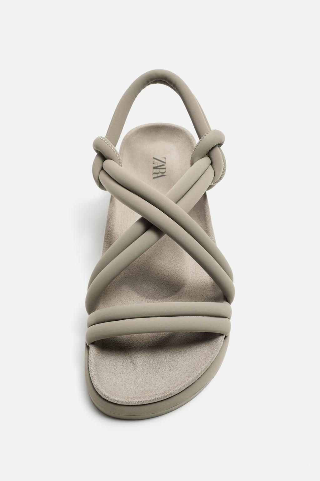 Sandals with Criss-Cross Straps - Zara фото 15