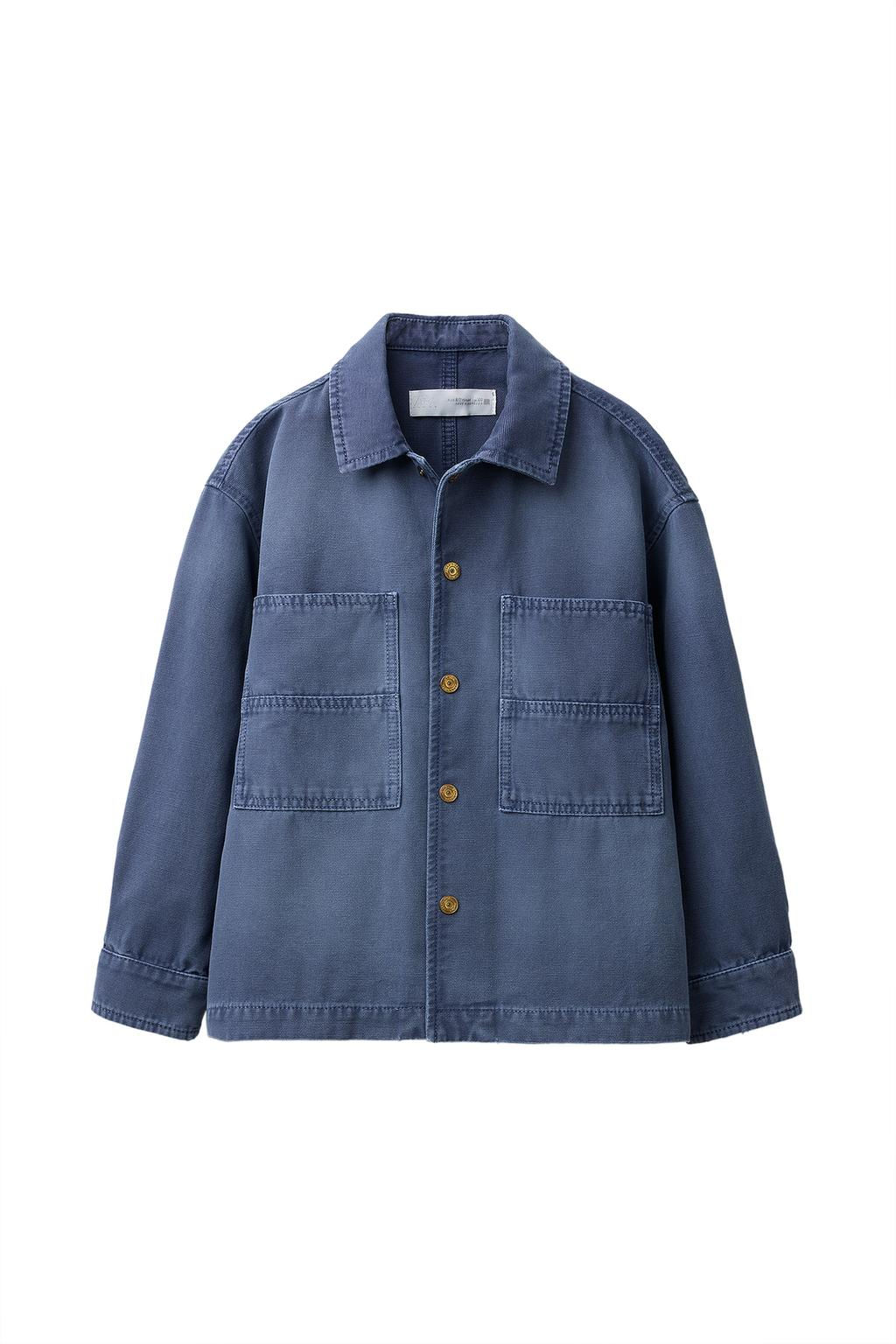 CANVAS OVERSHIRT - Zara фото 5