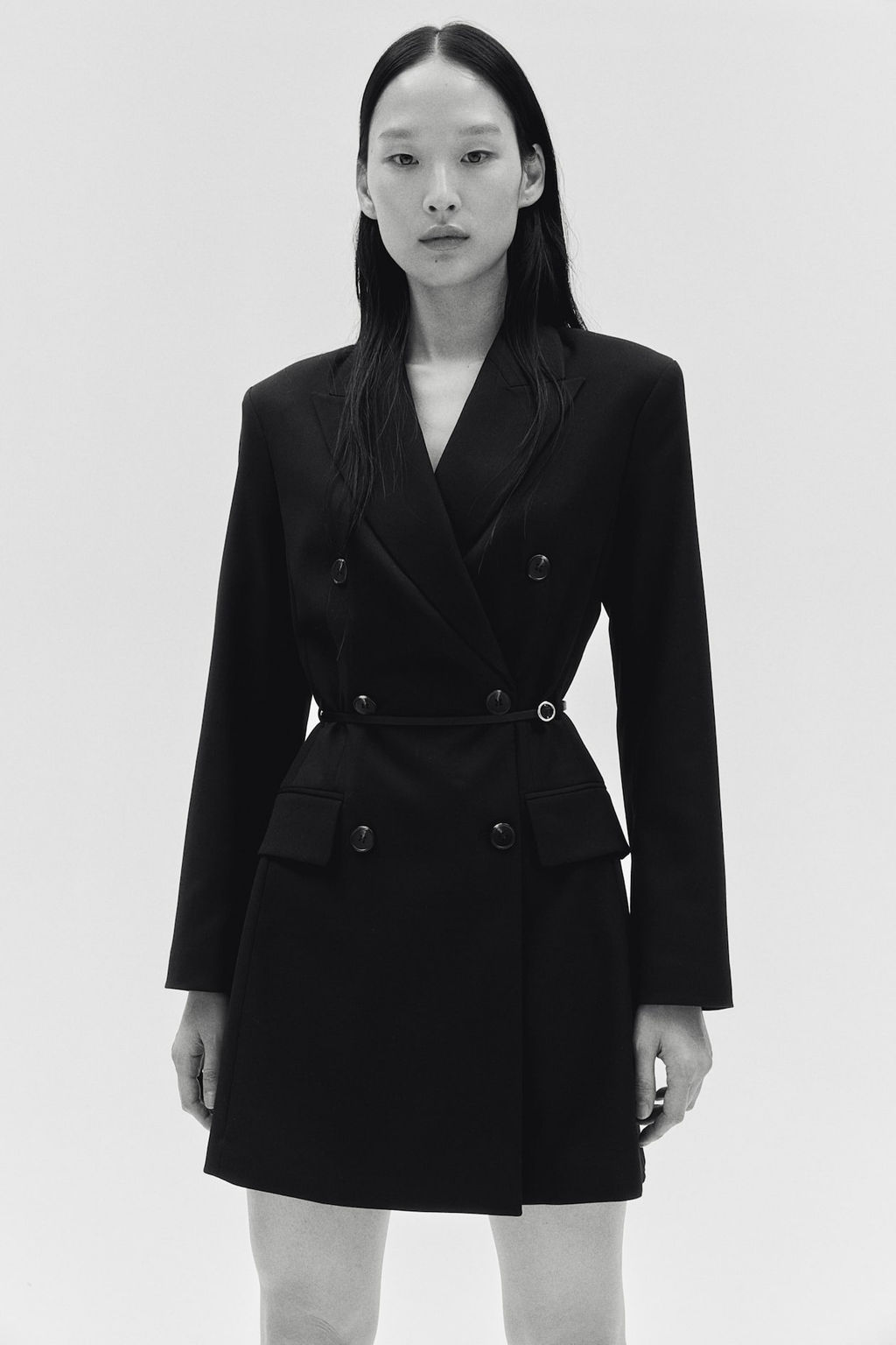 Vestido blazer con cinturon - H&m фото 2