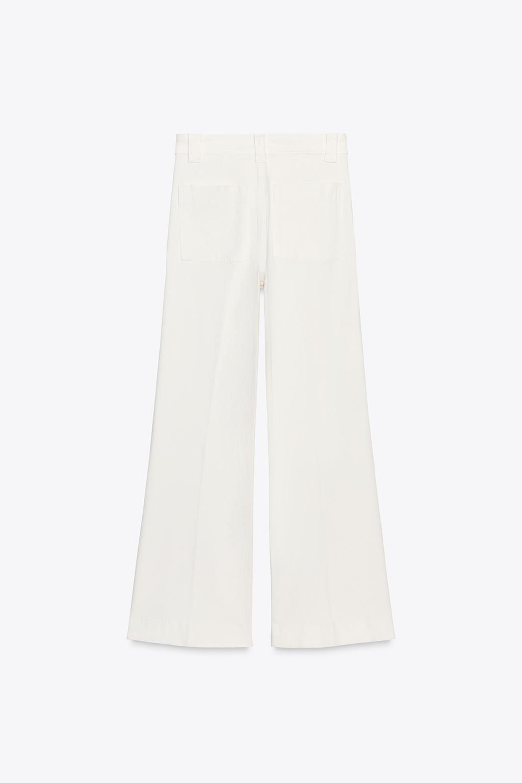 ZW COLLECTION FULL LENGTH HIGH-WAIST JEANS - Zara фото 8