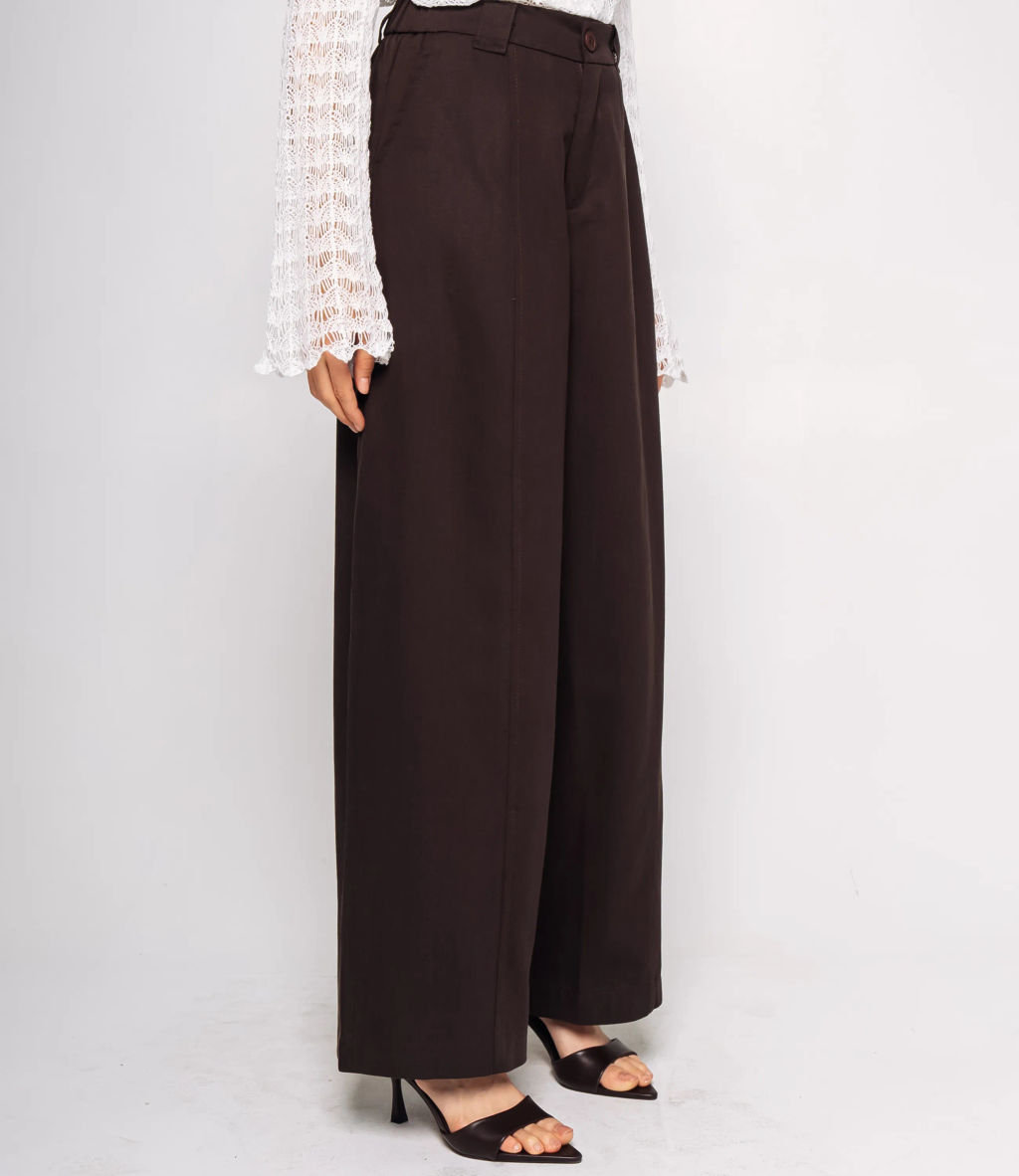 Брюки #КТ71020, шоколадный