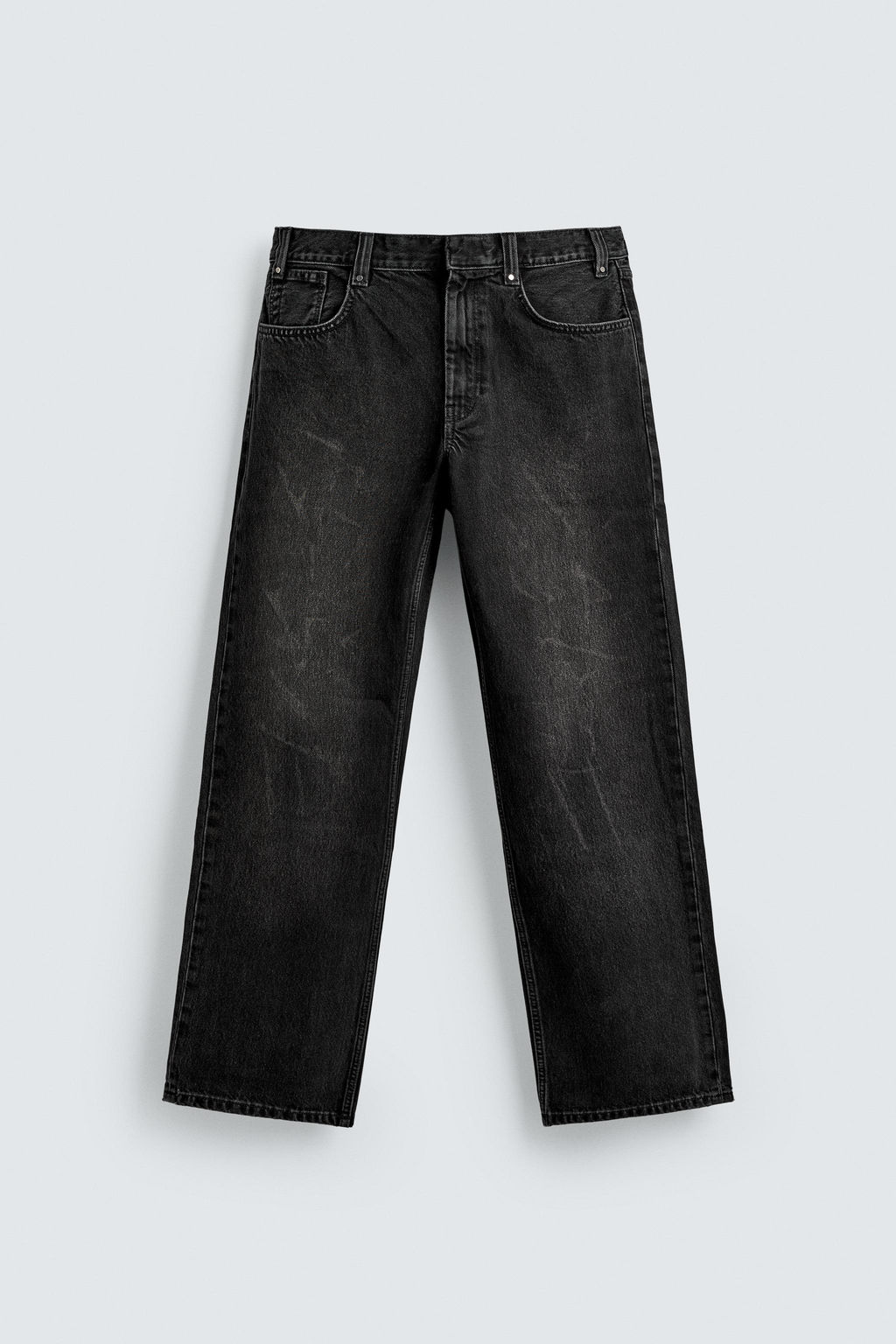 STRAIGHT-LEG JEANS WITH STUDS - Zara фото 7