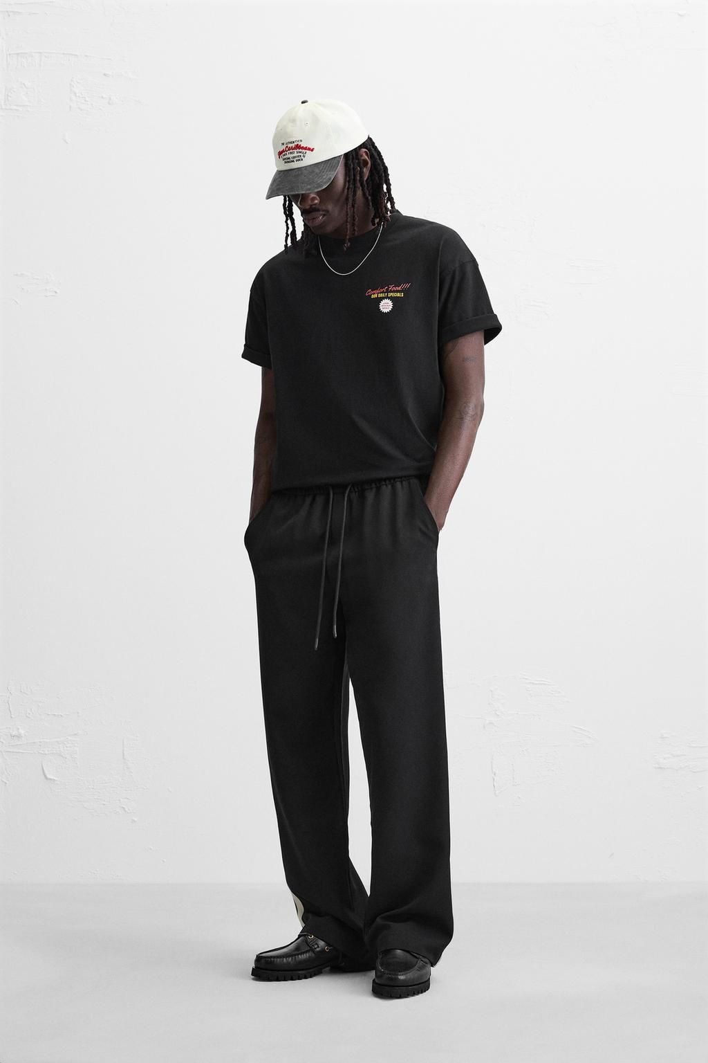 CONTRAST PRINTED T-SHIRT