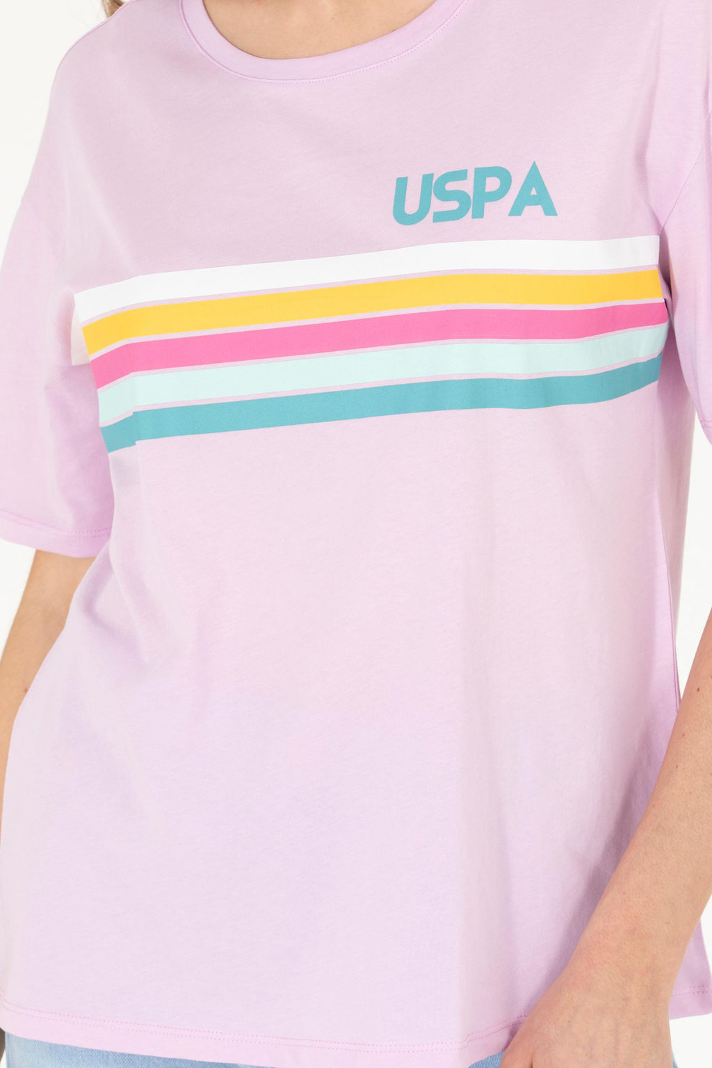 Женская футболка с круглым вырезом Магнолия Неожиданная скидка в корзине - U.s. polo assn фото 13