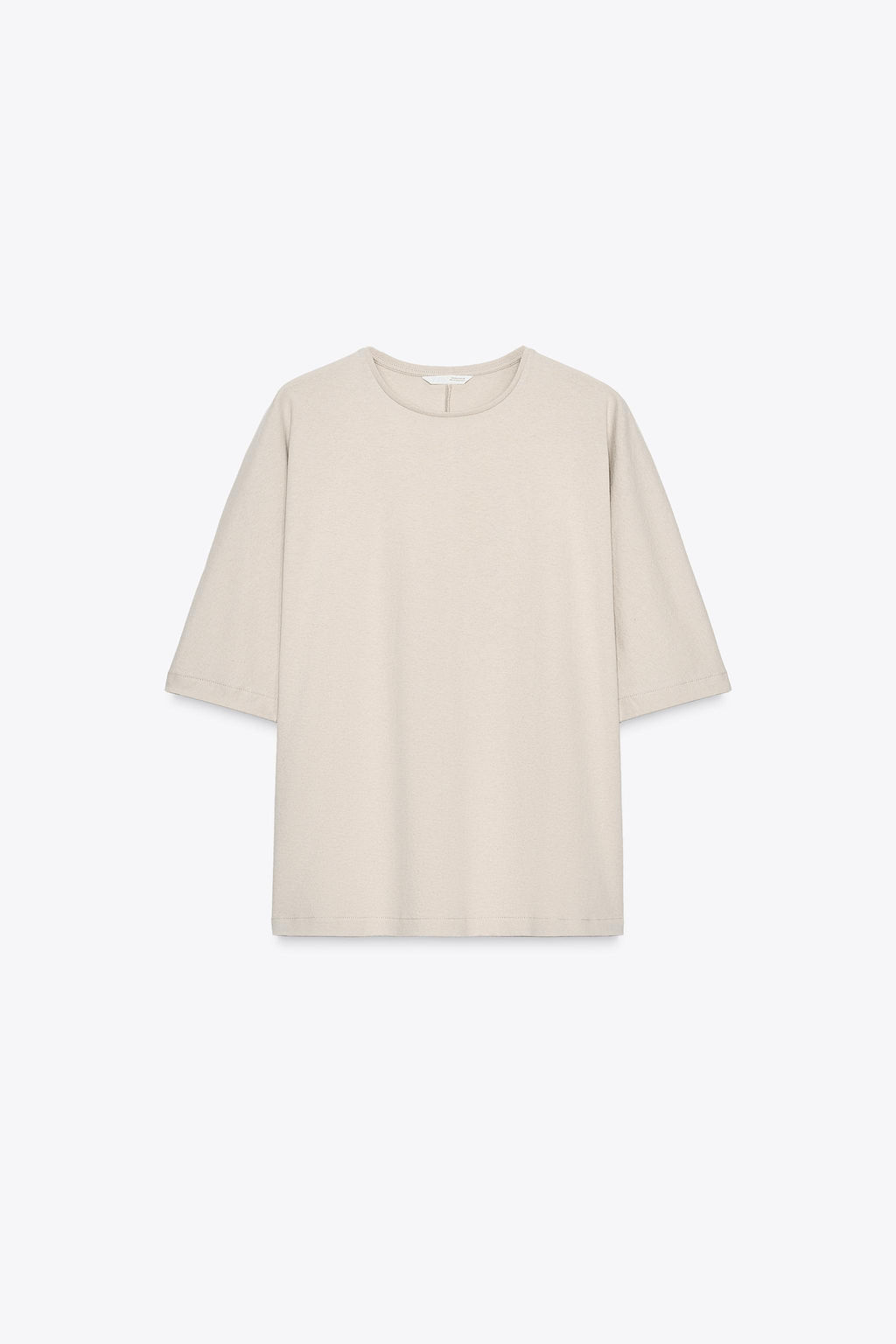 OVERSIZED TEXTURED T-SHIRT - Zara фото 13