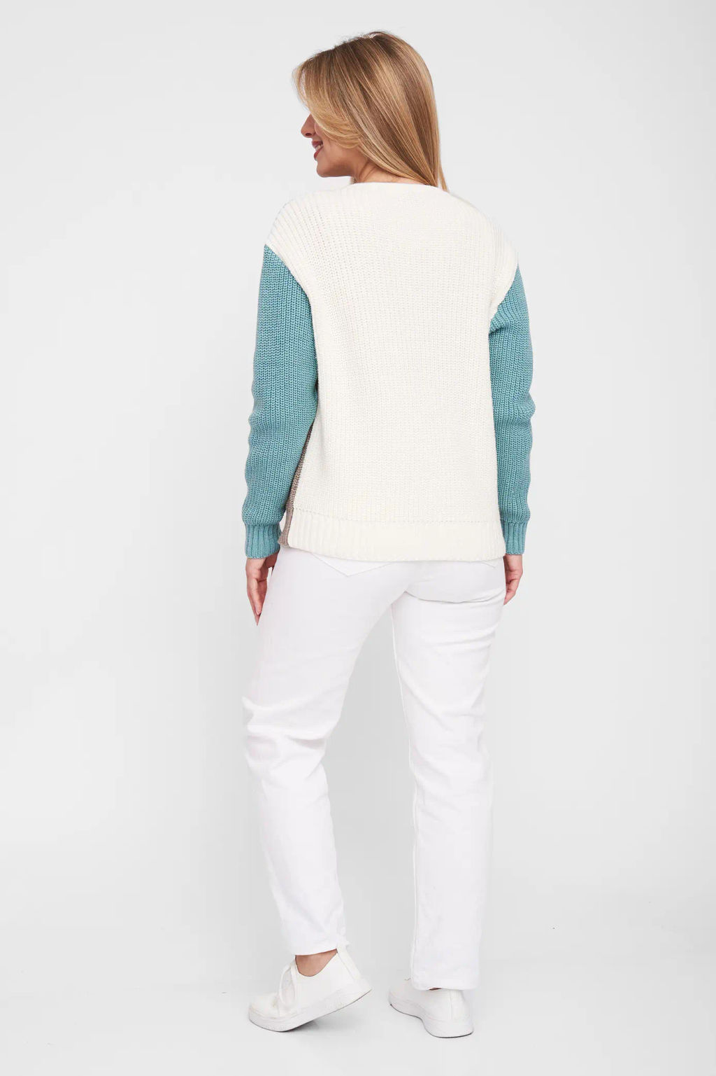 ЗЛАТА Жакет В 1554/мятно-розовый микс