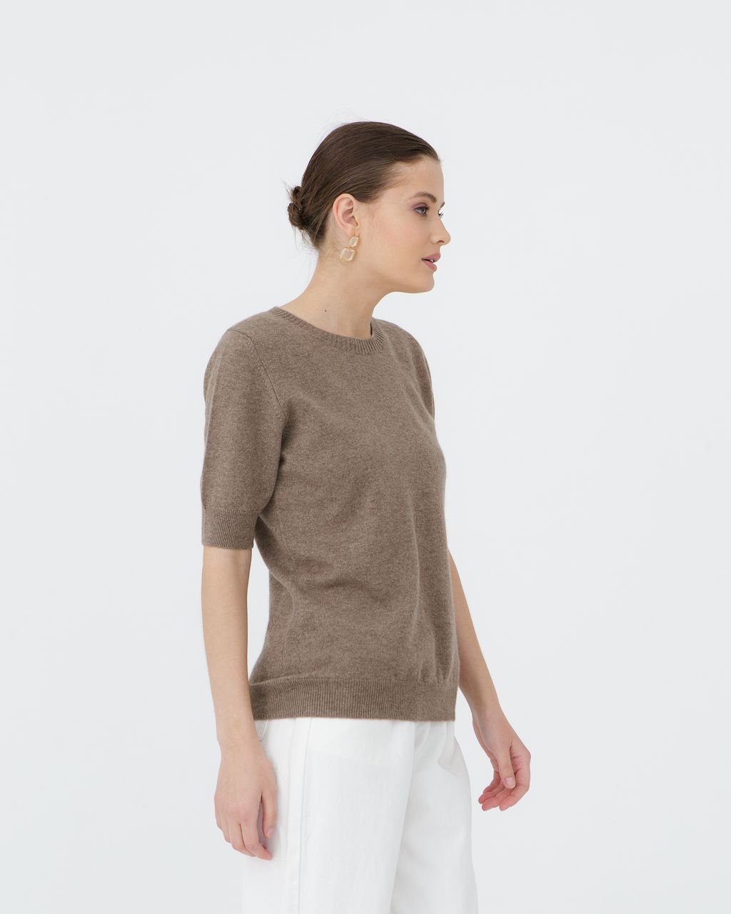 Джемпер из кашемира 1023 капучино