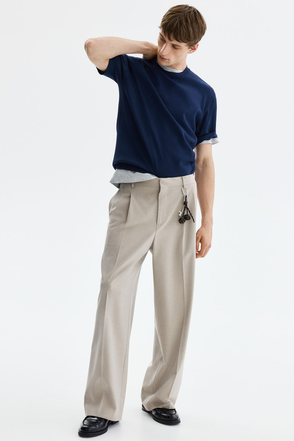 Camiseta de punto Slim Fit - H&m фото 7