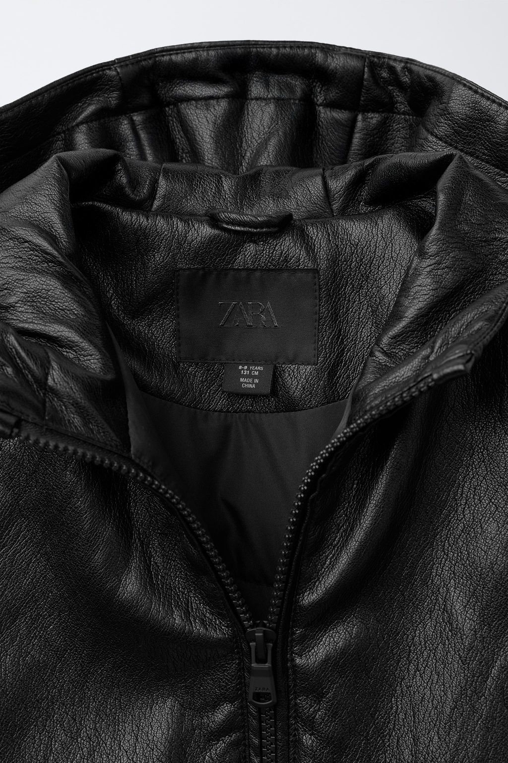 FAUX LEATHER PUFFER JACKET - Zara фото 7