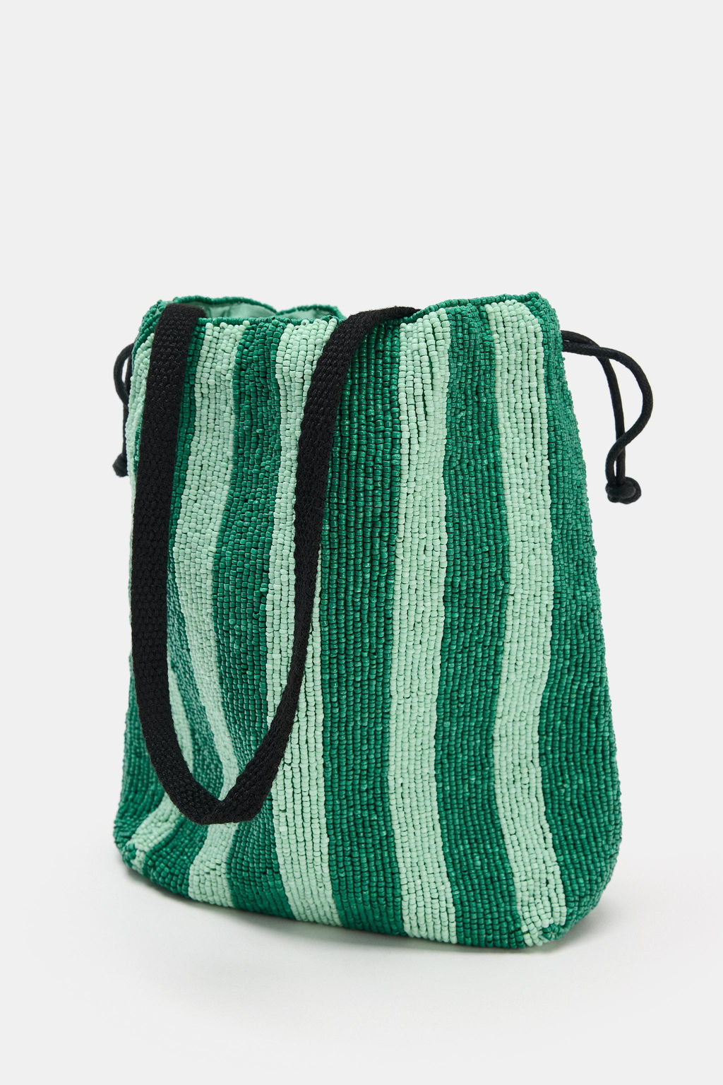 BOLSO SACA ABALORIOS / Verde - Zara фото 4