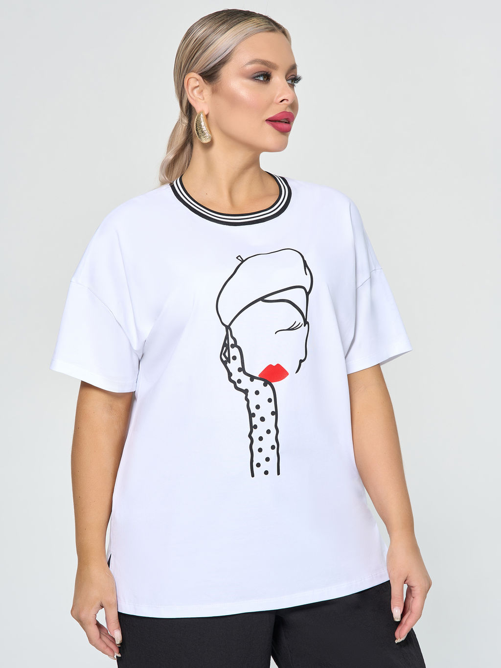 Футболка 0087-18 капучино - Dora фото 19