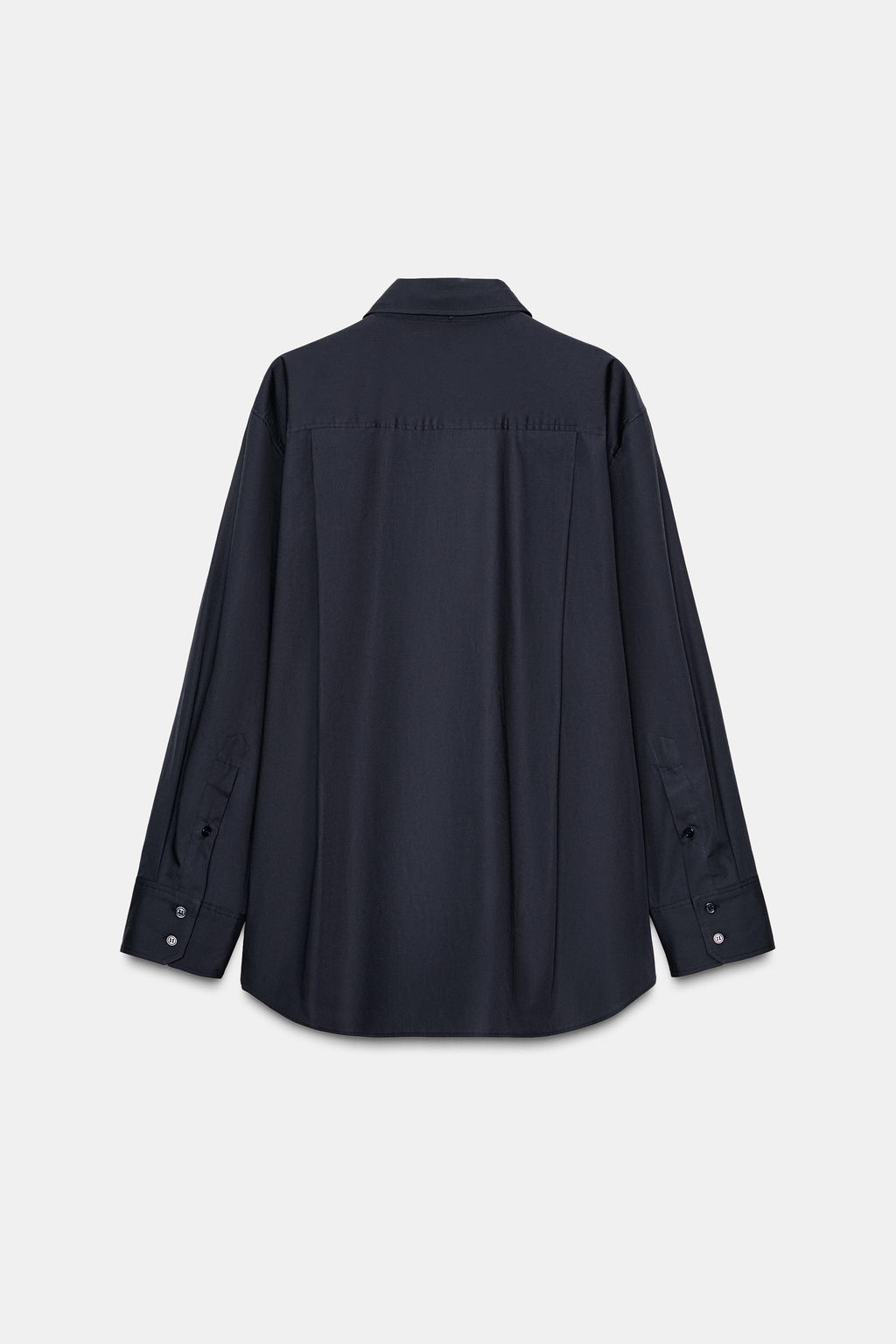 ZW COLLECTION POPLIN SHIRT WITH TIE - Zara фото 6