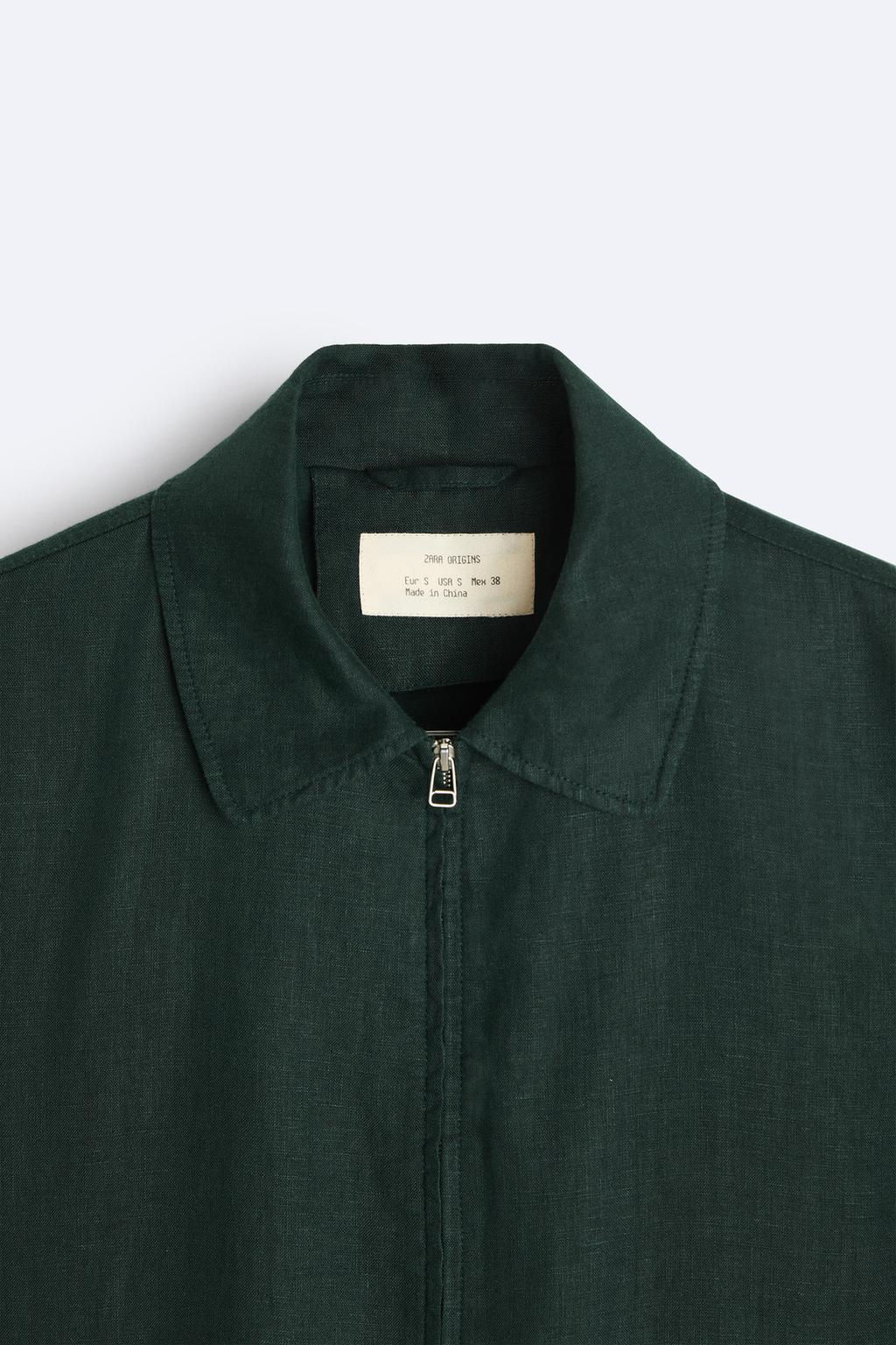 100% LINEN JACKET - Zara фото 9