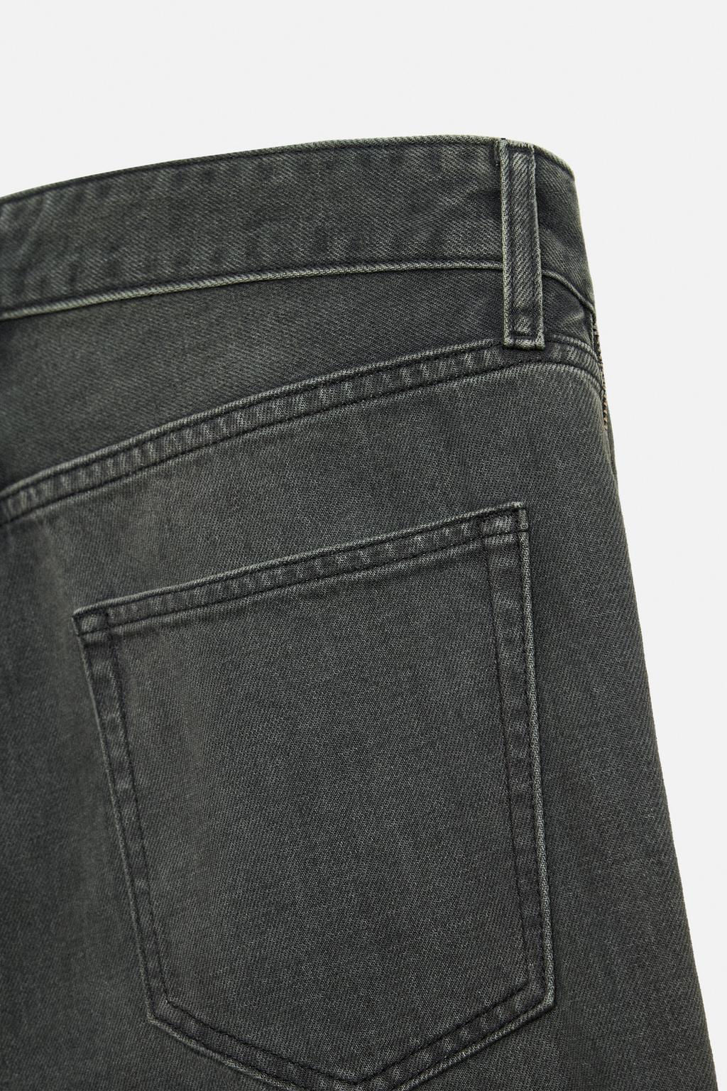 FLARE FIT JEANS WITH ZIPS - Zara фото 10