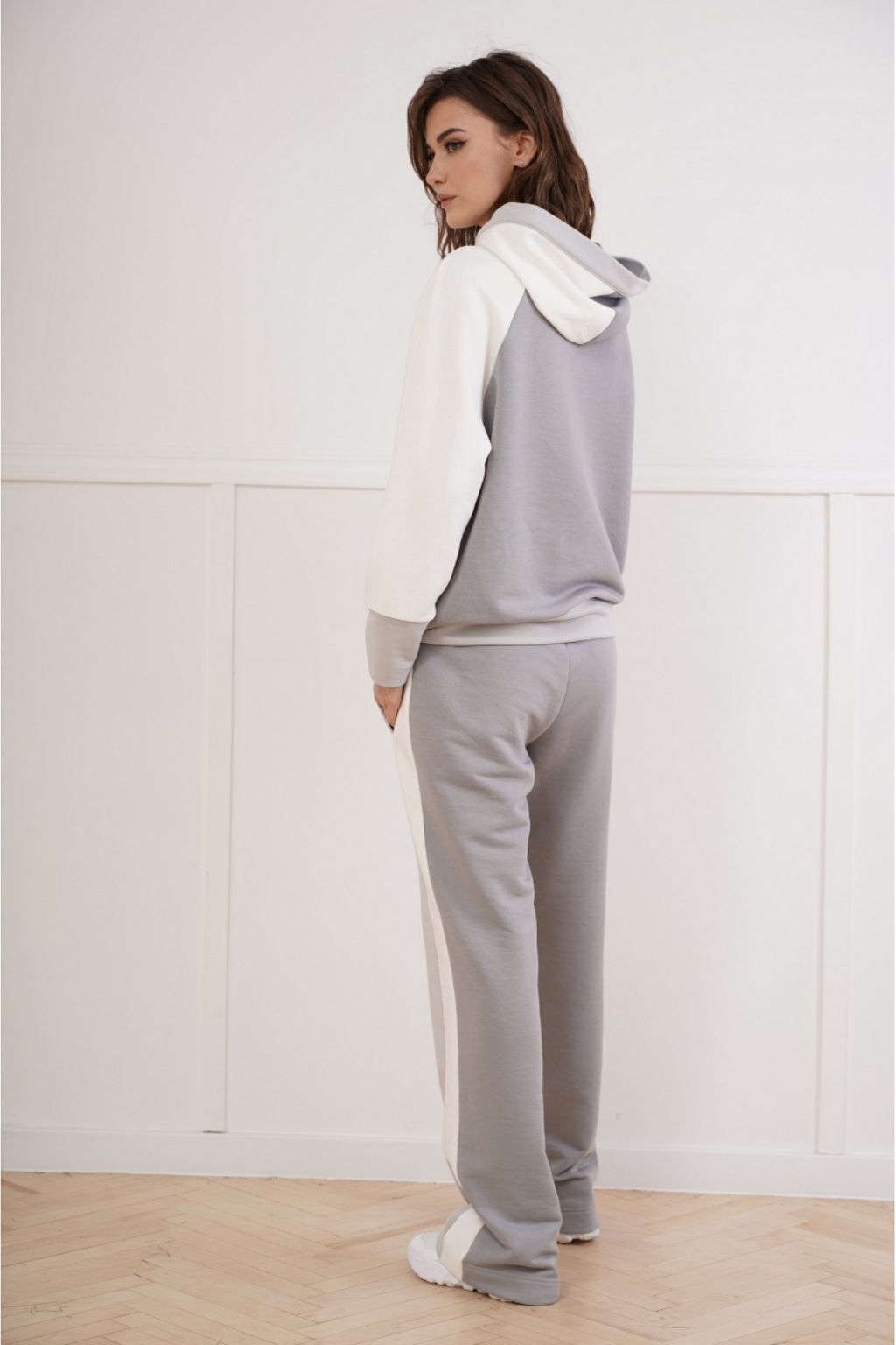 Костюм спортивный 4158/4155 серый - Fantazia mod фото 2