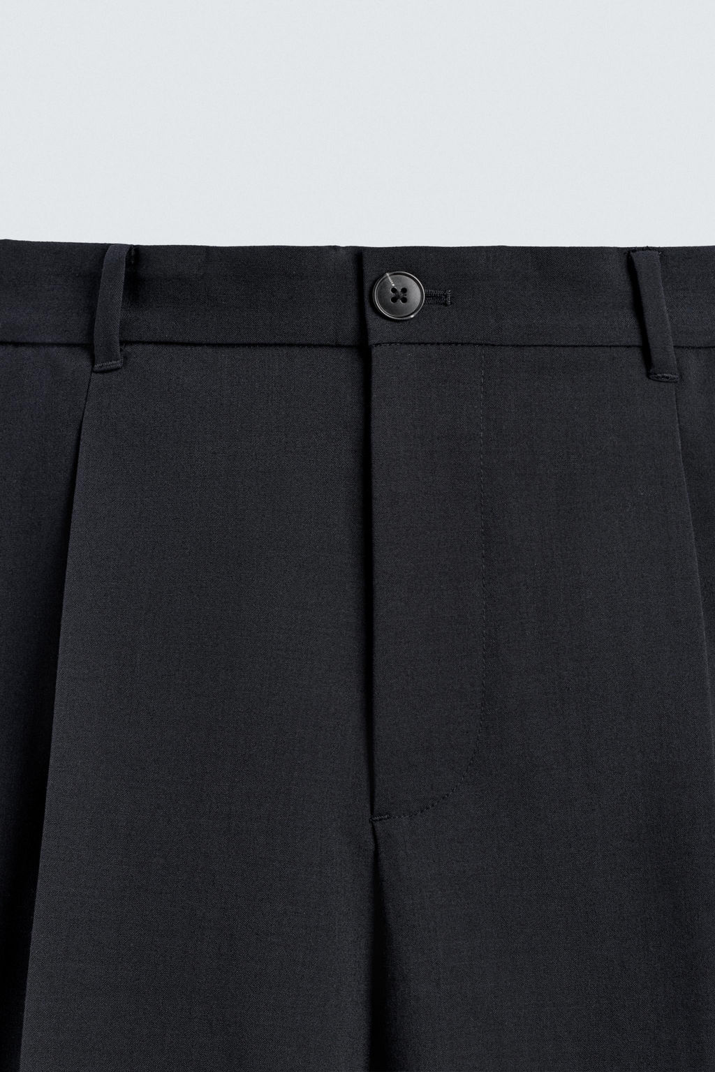BERMUDA PLIEGUES TRAJE RELAXED FIT / Marino oscuro