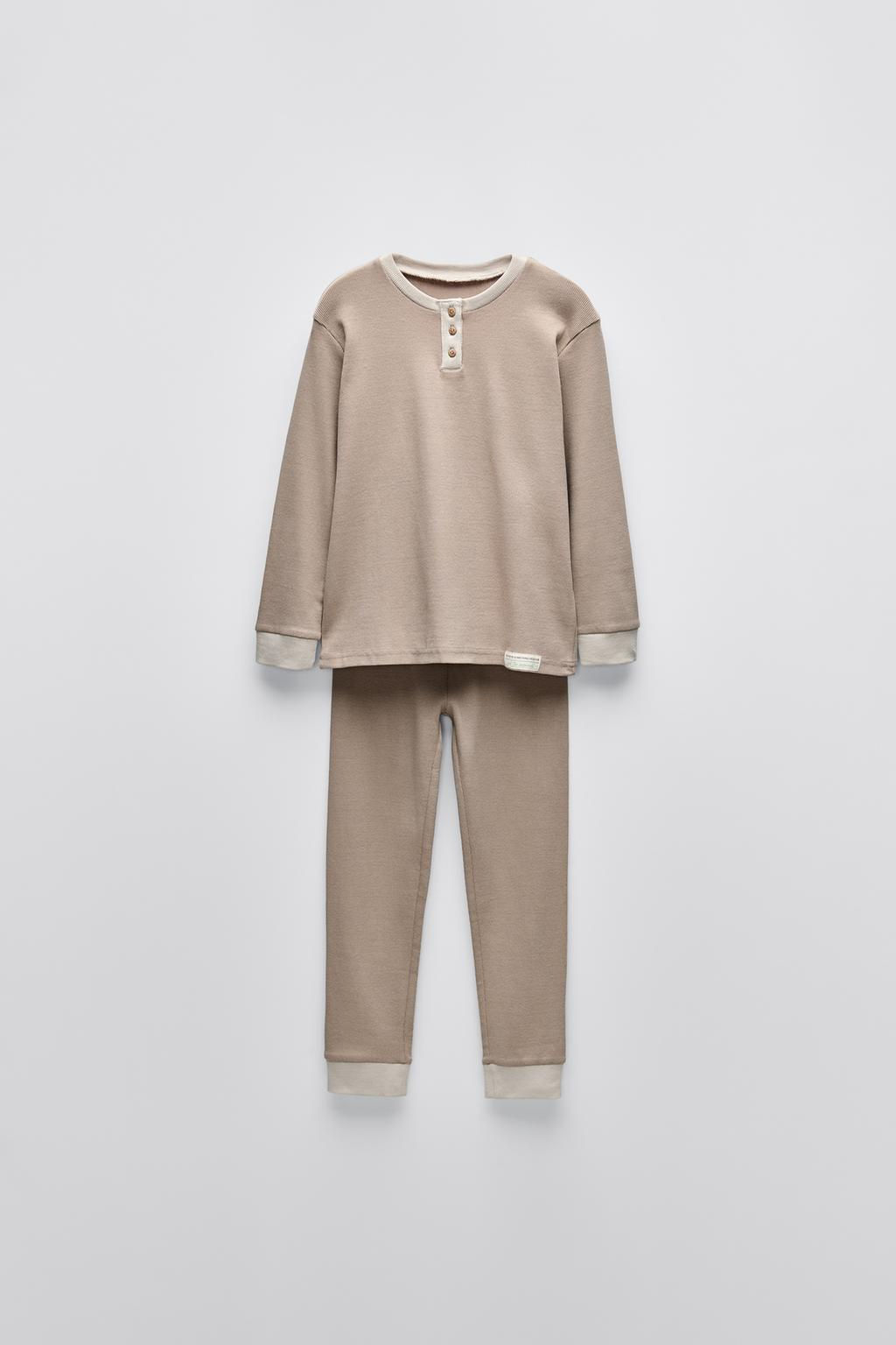 6-14 YEARS/ PLAIN HENLEY PYJAMAS - Zara фото 17