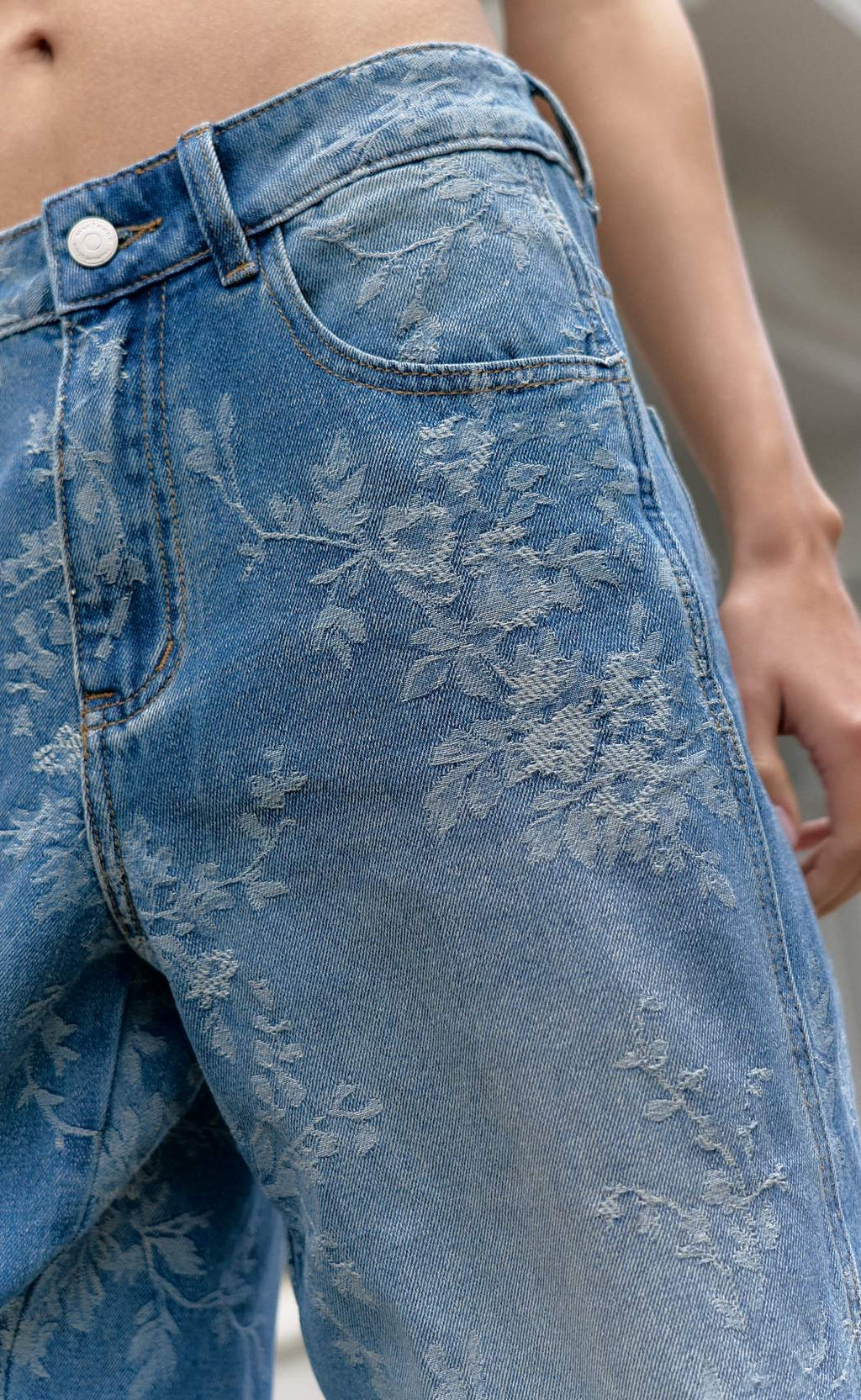 Джинсы P612-0165 l.blue