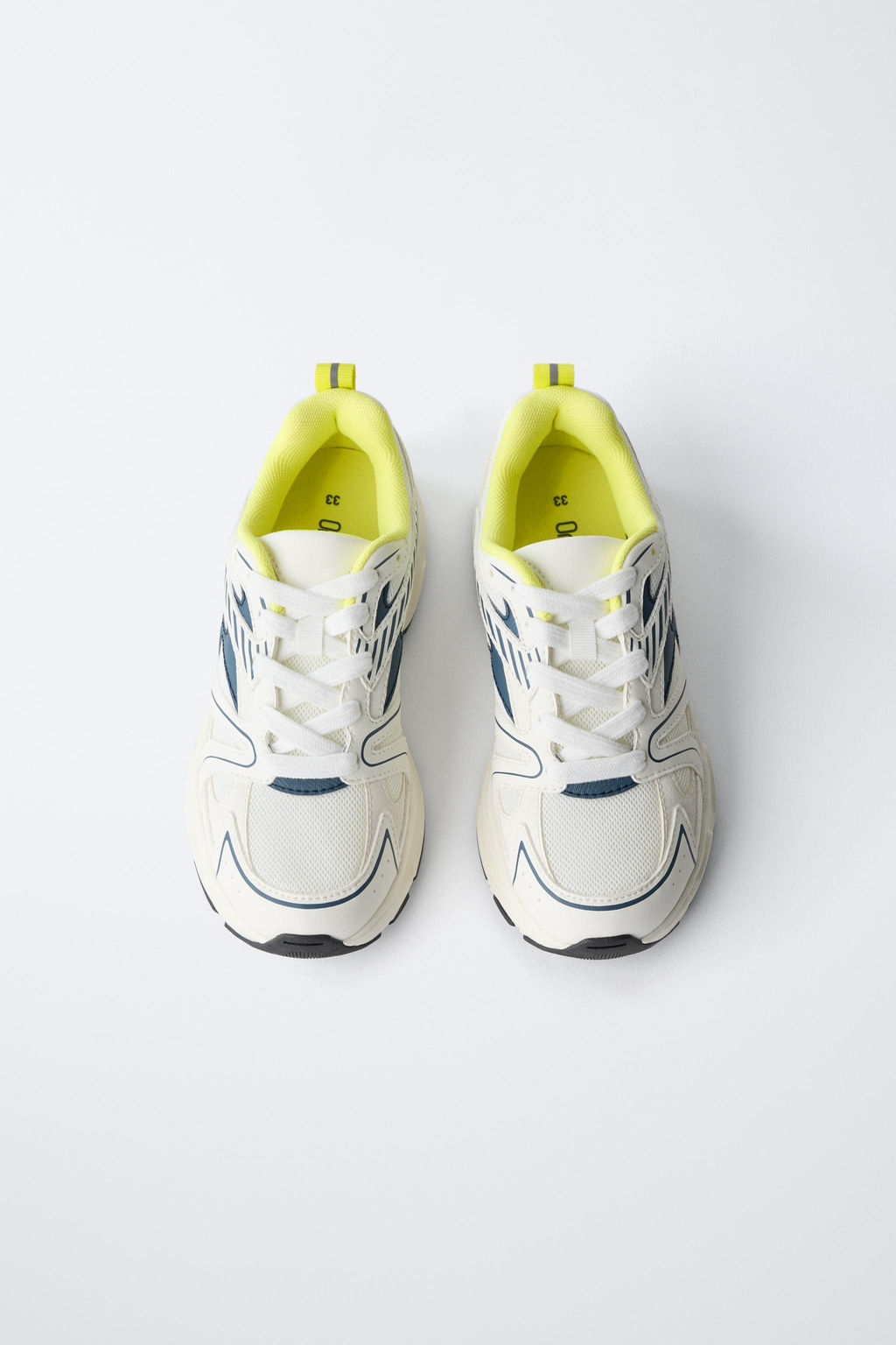ZAPATILLA DEPORTIVA CONTRASTE COLOR / Blanco - Zara фото 5