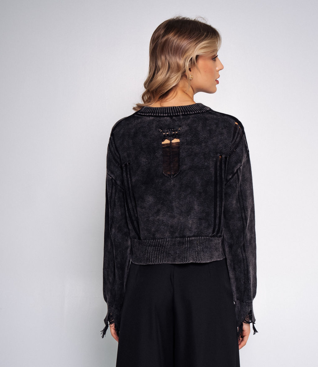 Джемпер #КТ869 (2), чёрный - Dommod фото 3