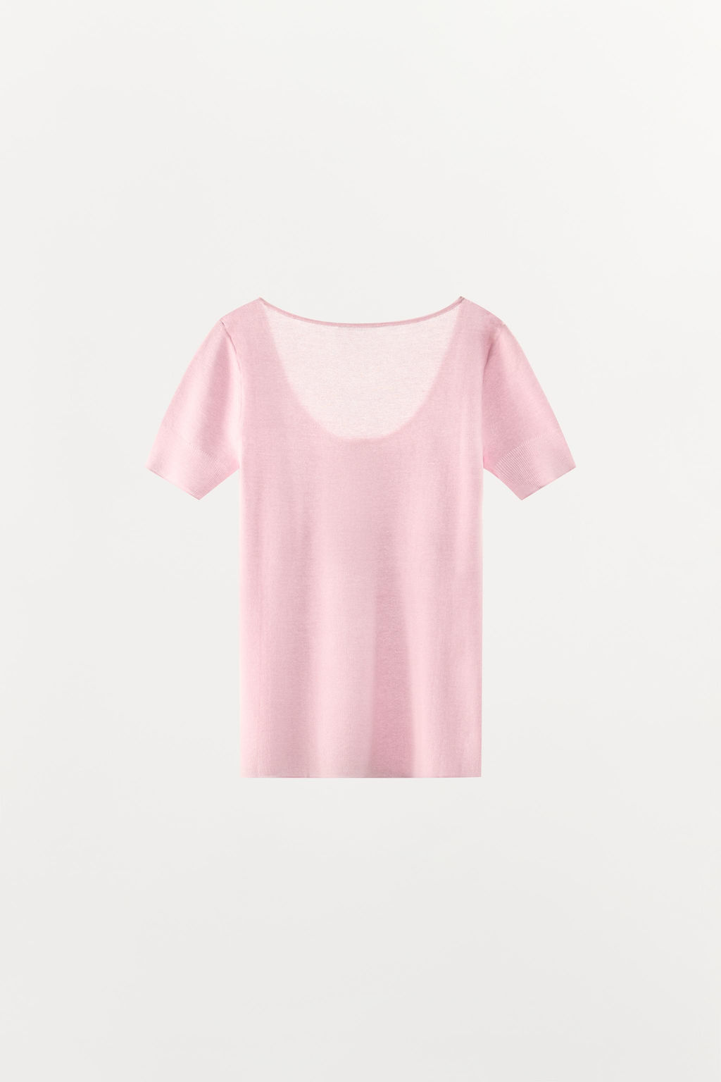 CAMISETA PUNTO BOTONES / Rosado
