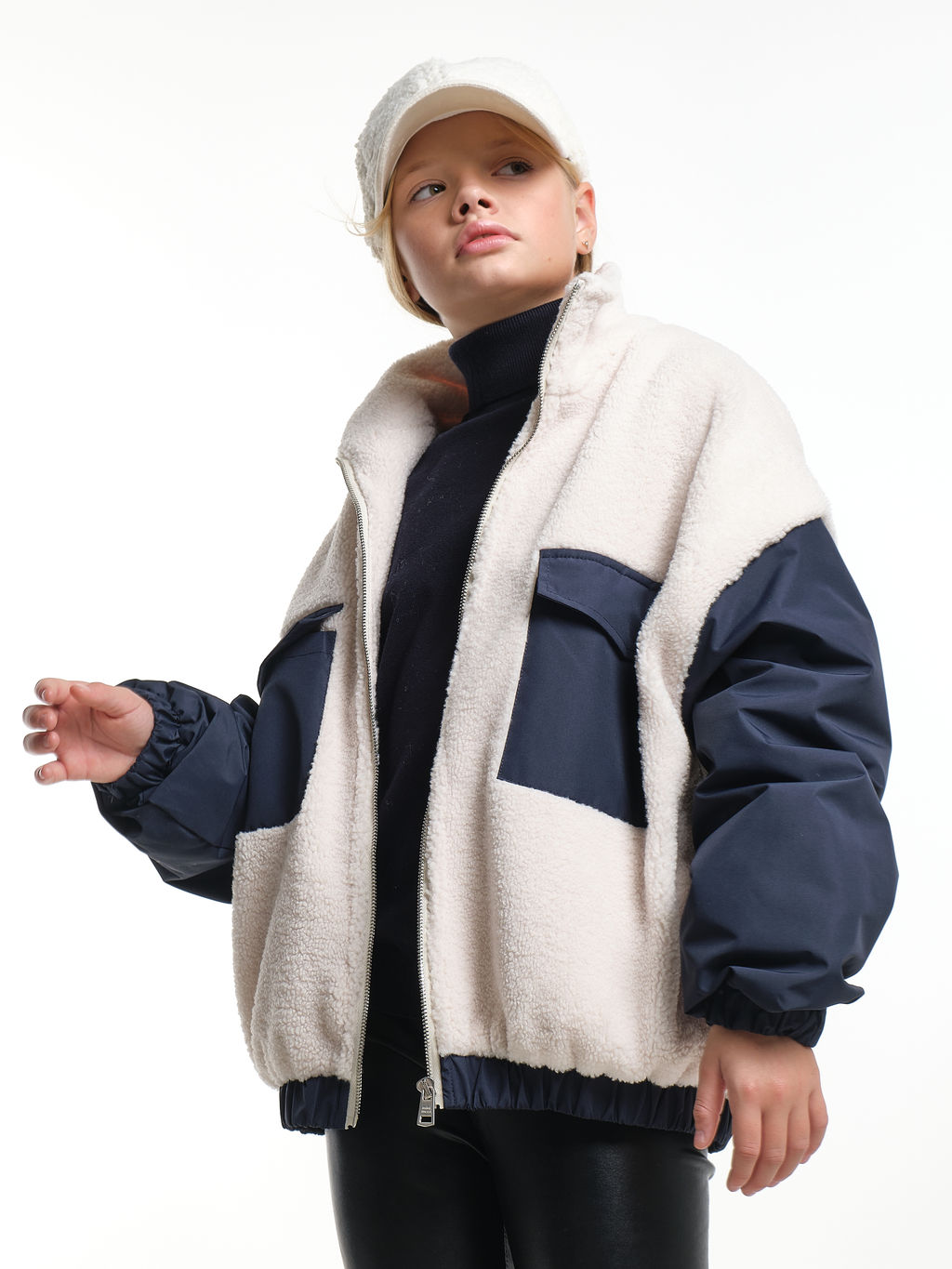 Джемпер Тедди на молнии 33-8231 касар/синий - Mini maxi фото 10