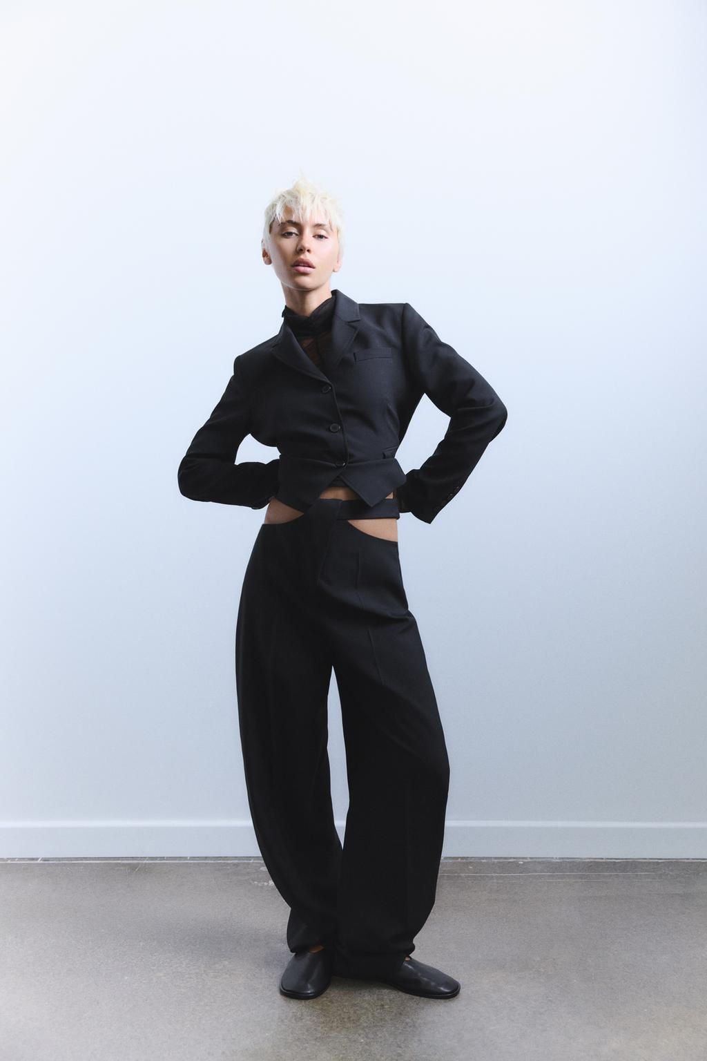 100% SILK DRAPED TOP - Zara фото 13