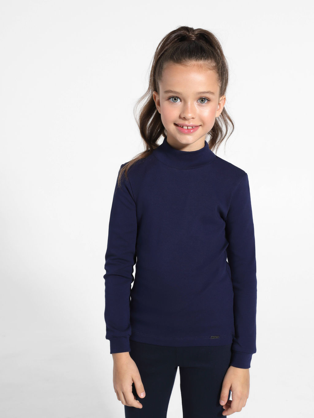 CONTE Хлопковый джемпер-гольф DD 1073 dark blue