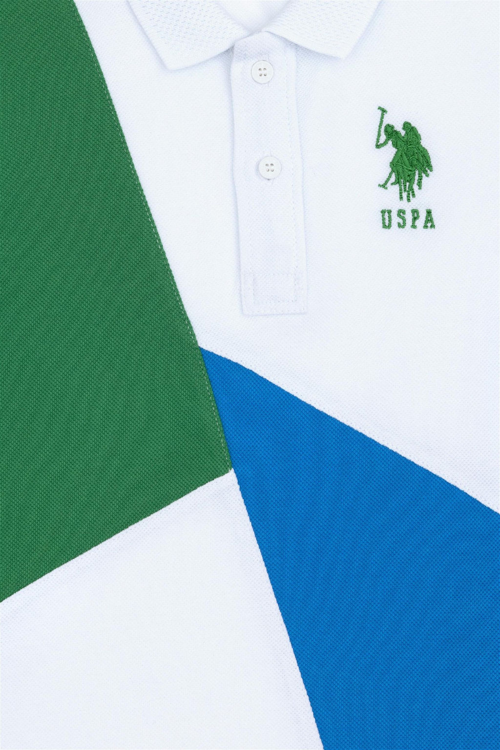 U. S. Polo Assn / Зеленая футболка с воротником-поло для мальчика - U.s. polo assn фото 5