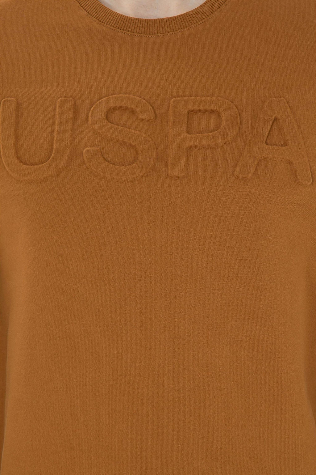 U. S. Polo Assn / Мужской базовый свитшот кокосового цвета - U.s. polo assn фото 7