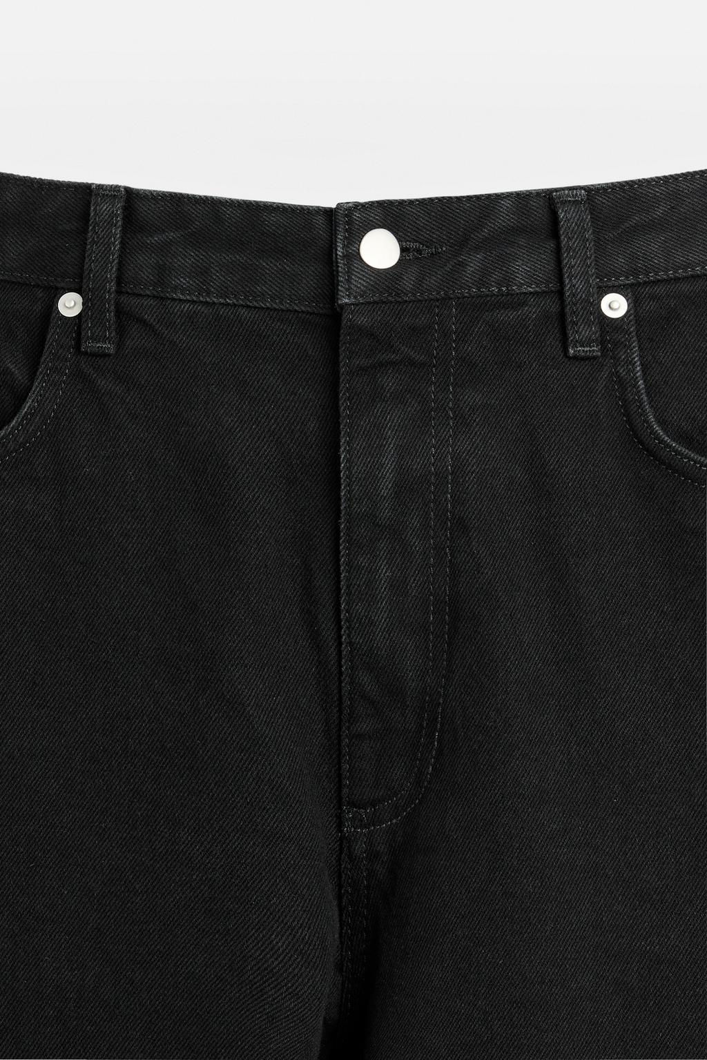 TAPERED FIT WIDE-LEG JEANS - Zara фото 7