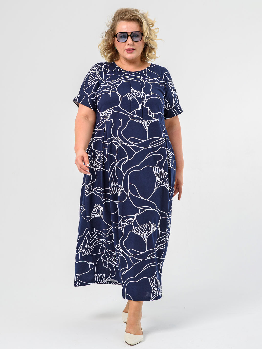 100% ХЛОПОК Платье женское Маки - Оптима фото 10