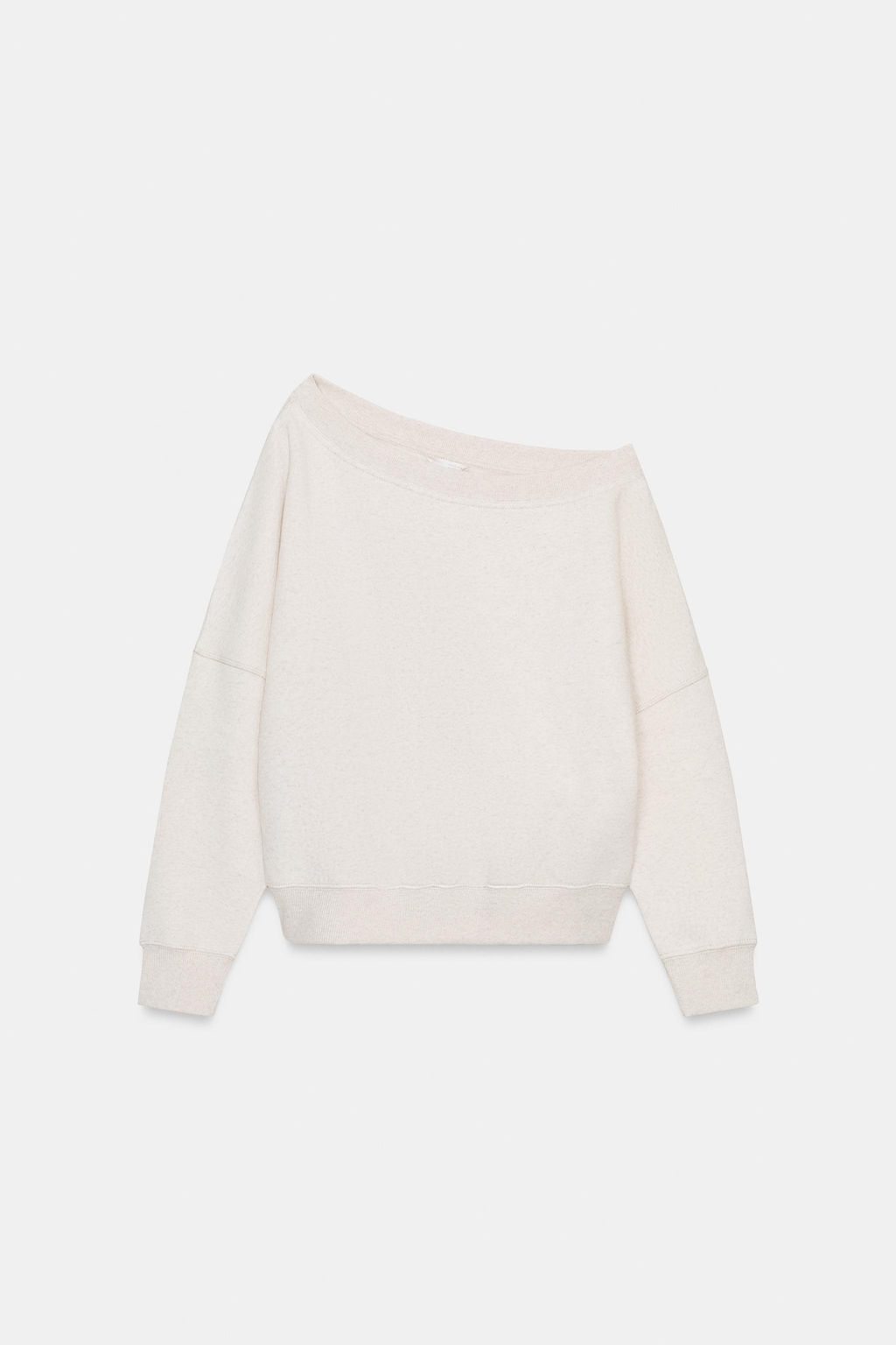 ASYMMETRIC PLUSH SWEATSHIRT - Zara фото 5