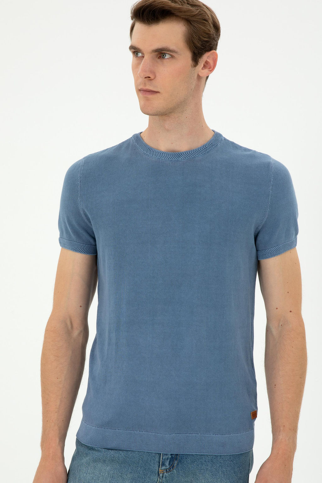 Мужской свитер цвета индиго Неожиданная скидка в корзине - U.s. polo assn фото 3