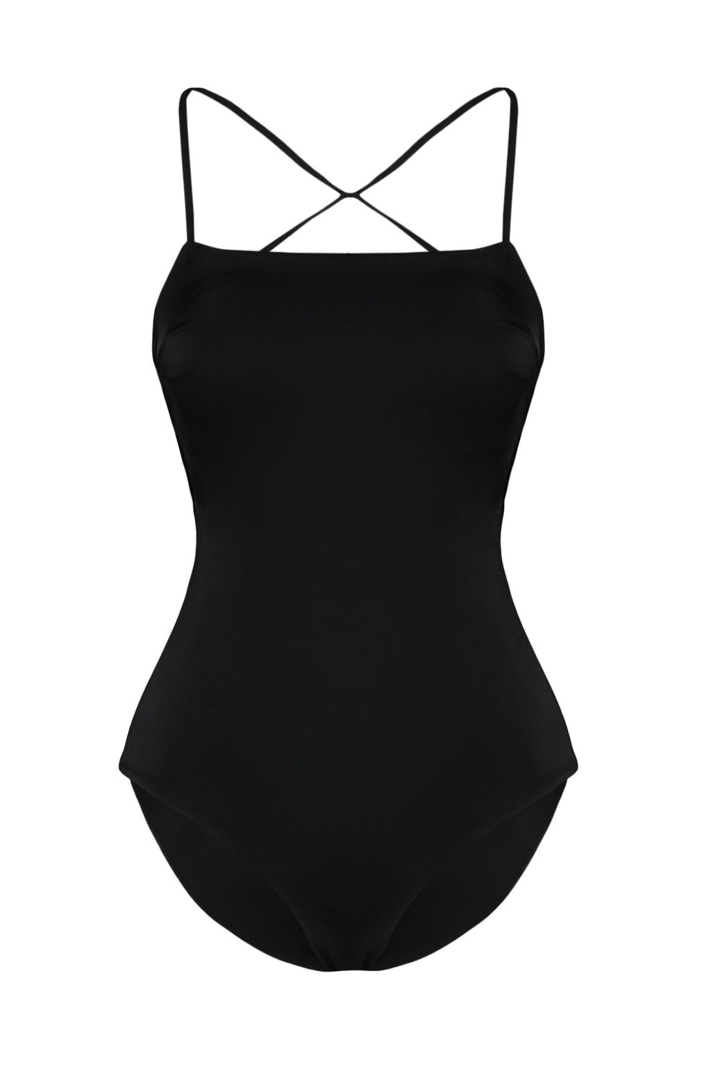 TRENDYOLMILLA Siyah Kare Yaka S?rt Dekolteli Regular Mayo TBESS21MA0295 фото 12