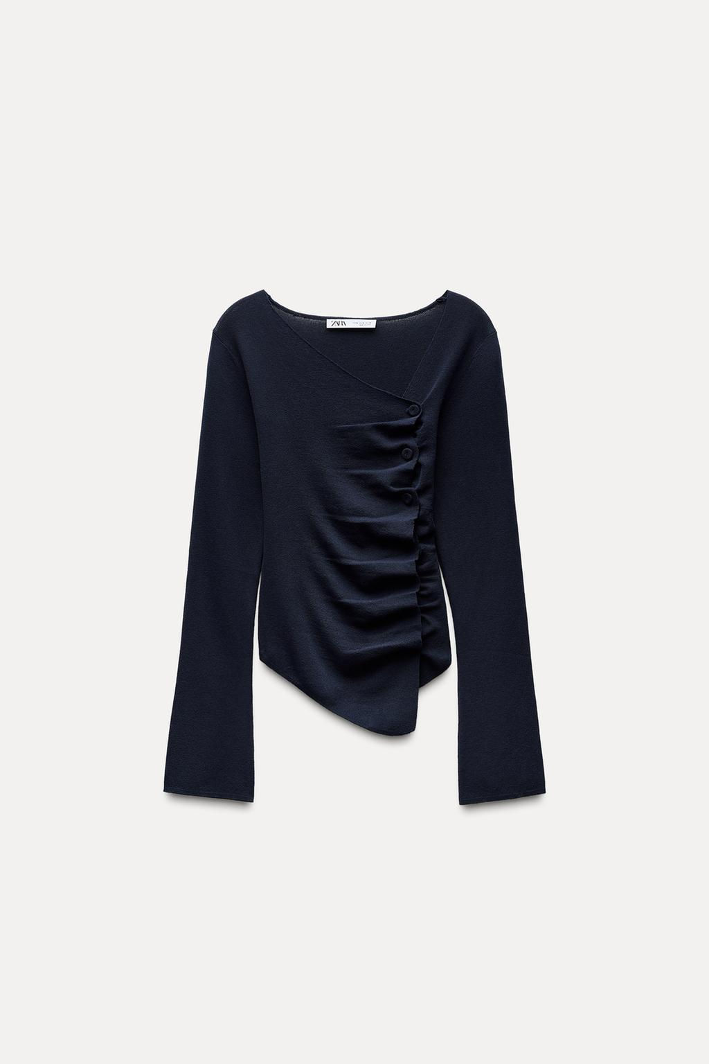 GATHERED KNIT TOP - Zara фото 14