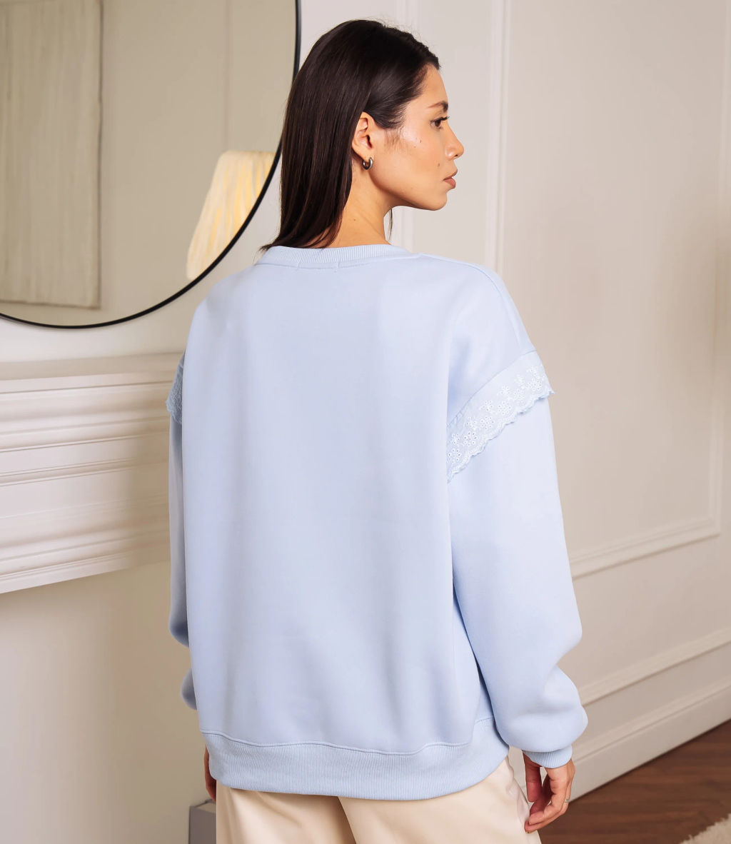 Свитшот #КТ3705 (3), голубой