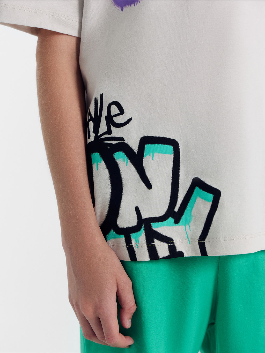 Футболка для мальчиков серая с печатью - Mark formelle фото 6