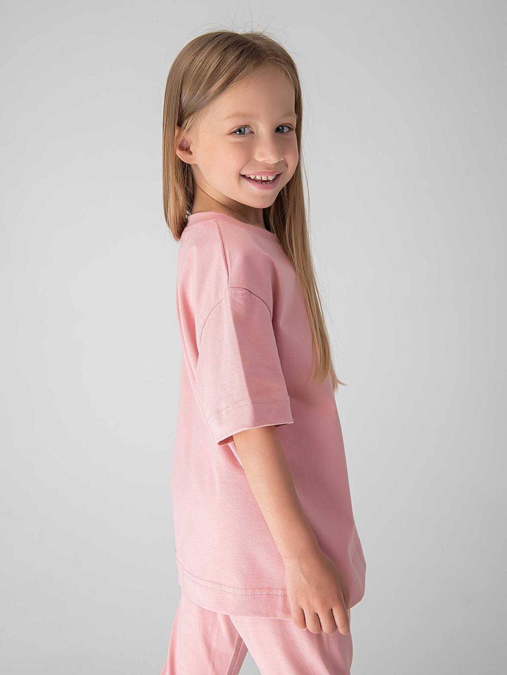 Футболка оверсайз Персик - Bungly фото 8