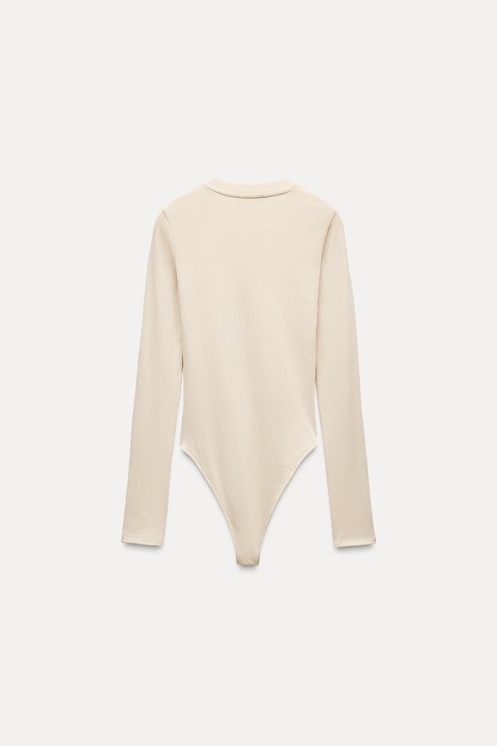COTTON MODAL BODYSUIT - Zara фото 37