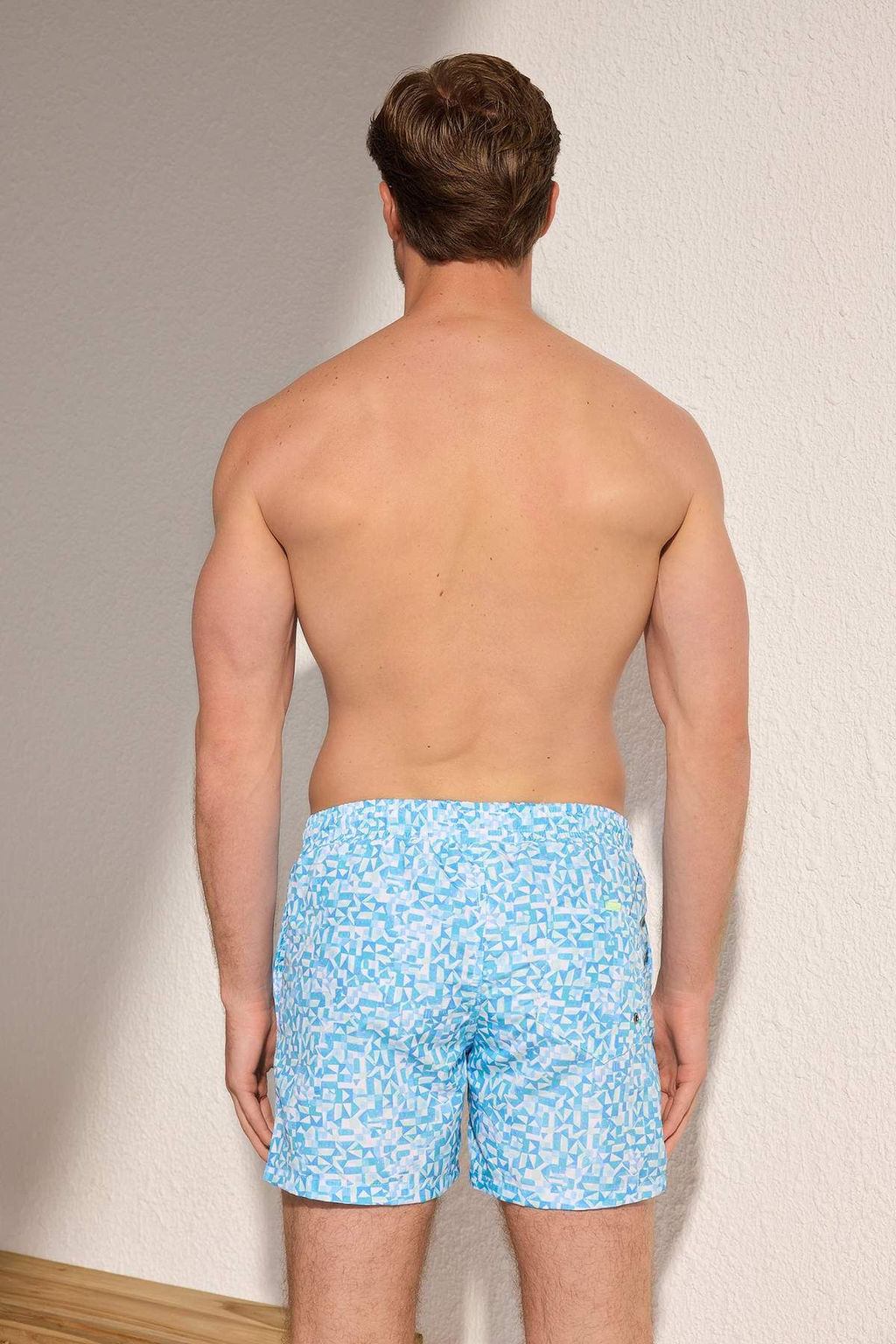 TRENDYOL MAN Cok Renkli Standart Boy Mayo Deniz Sortu TMNSS23DS00000 - Trendyolmilla фото 4