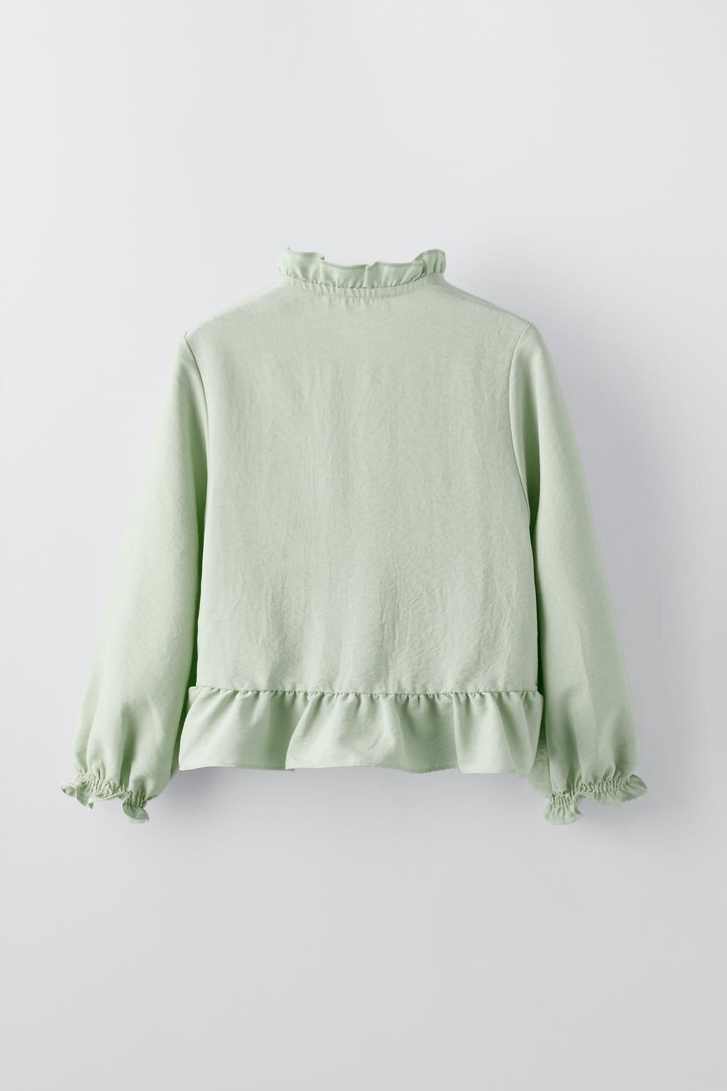 SHIRT WITH STRETCH DETAIL - Zara фото 14